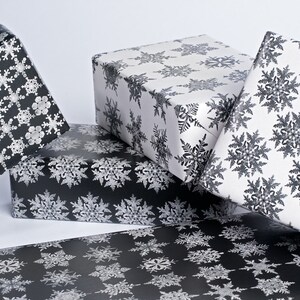 Snowflake Wrapping Paper - Etsy