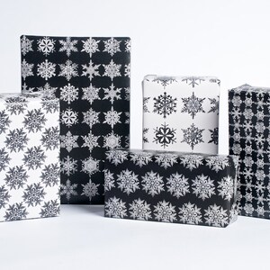 Snowflake Wrapping Paper - Etsy