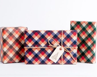 Lumberjack Plaid Wrapping Paper