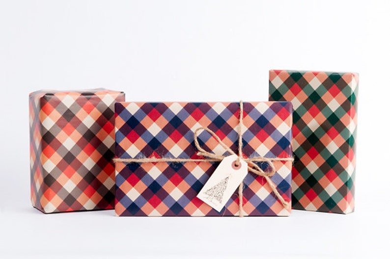 Lumberjack Plaid Wrapping Paper 