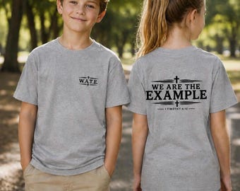 W.A.T.E Kids T-Shirt| Black Lettering