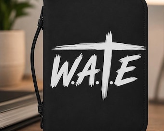 W.A.T.E Bible Cover | Scripture Sleeve