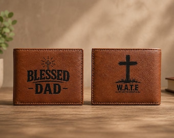 W.A.T.E Blessed Dad Bi-Fold Wallet
