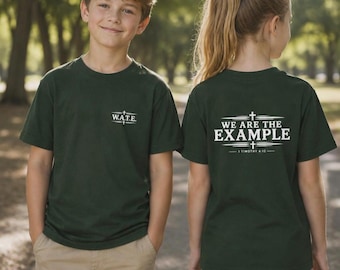 W.A.T.E Kids T- Shirt| White Lettering