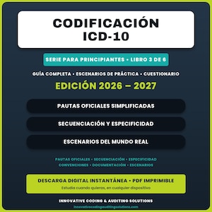 ICD-10 Coding Guide for Beginners in Spanish | Diagnosis Sequencing Scenarios (PDF Download)