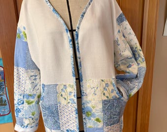 Cárdigan y sudadera reciclados