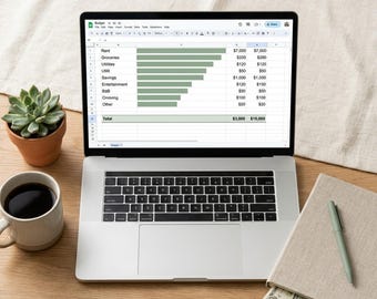 Hoja de cálculo de presupuesto base cero / Planificador de presupuesto mensual / Plantilla de presupuesto base cero de Dave Ramsey (Excel Google Sheets)