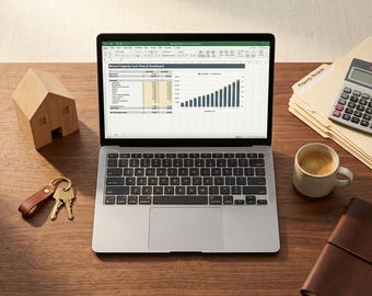 Rental Property Spreadsheet | Excel Google Sheets Real Estate Investor Tracker | Cash Flow ROI Cap Rate Landlord Download