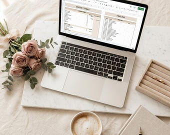 Wedding Planner Spreadsheet | Excel Google Sheets Wedding Budget Tracker | Guest List Timeline Checklist Seating Chart | Instant Download