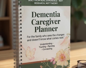 Dementia Caregiver Planner | Memory Care Guide, Behavior Tracker (Digital Download)