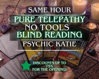 Blind Psychic Reading Same Hour Love Reading | No Questions | Accurate Psychic | Pure Telephaty Tarot Cards Reading Psychic Spiritual Advice