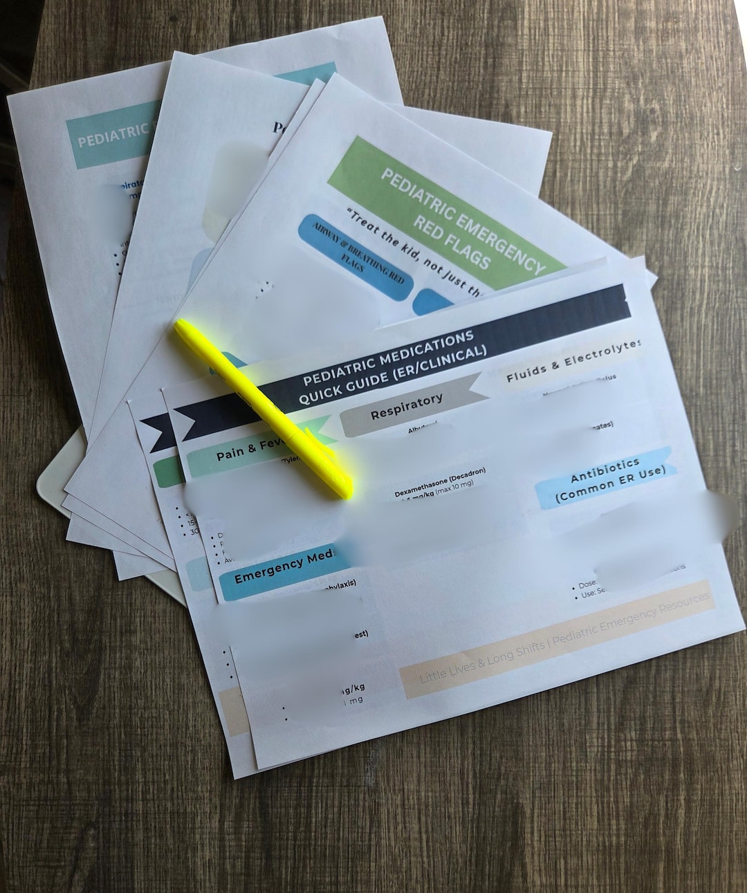 Pediatric Nursing Cheat Sheet Bundle/ Vital Signs by Age, Respiratory ...