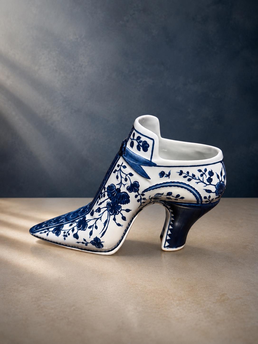 Porcelain High Heel Shoe Figurines - Etsy