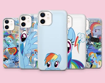 Rainbow Dash Phone Case My little Pony Cover for iPhone 17 16 15 14 13 Samsung S26Ultra S25 S24 S23FE, A57, A56 A17 A16 Pixel 10a 9ProLittle