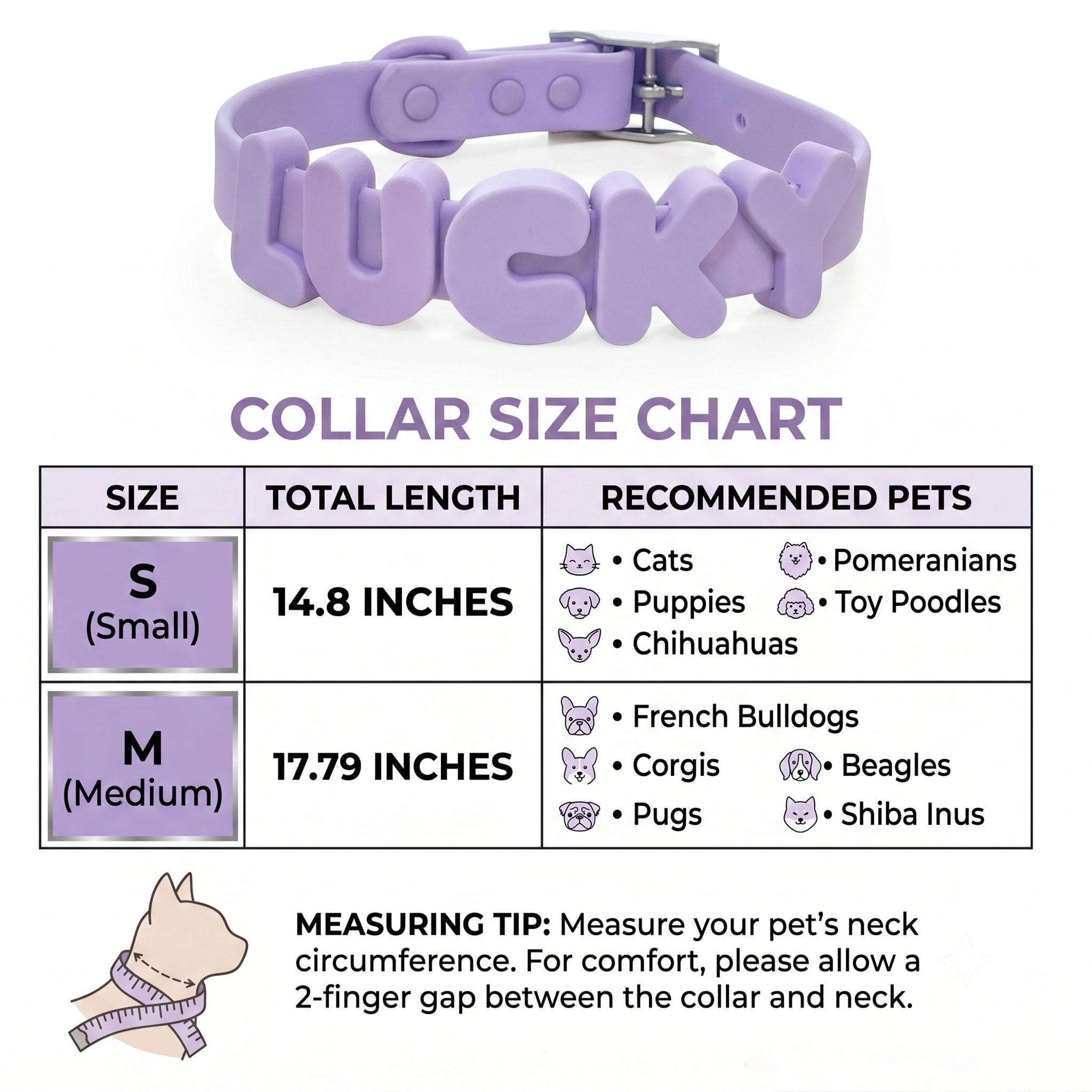 Custom 3D Bubble Letter Dog Collar, Colorful Mix and Match Silicone ...