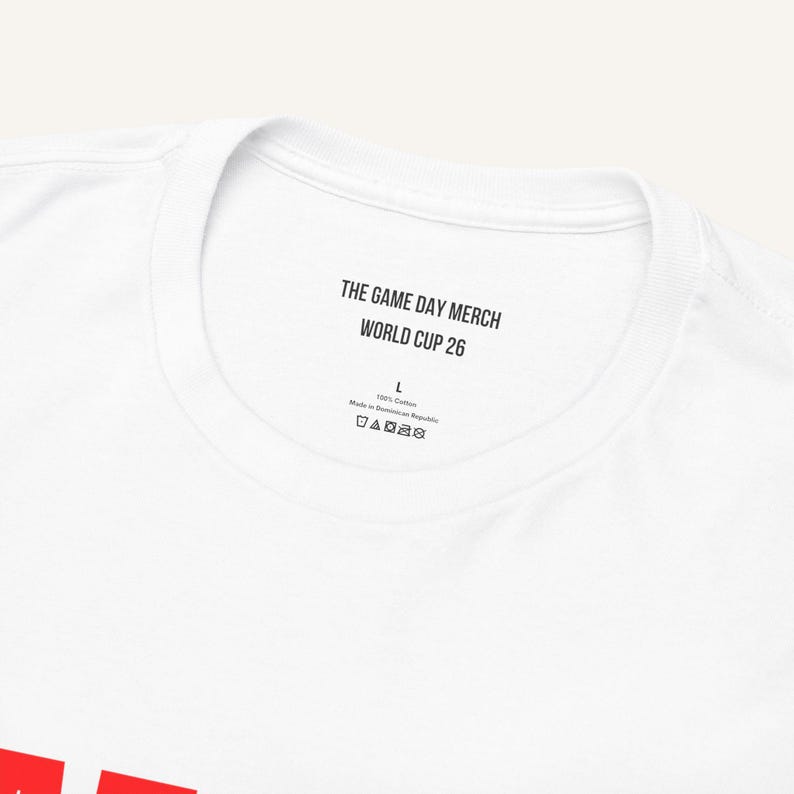 Close up white cotton Croatia soccer t shirt collar premium graphic fan apparel detail
