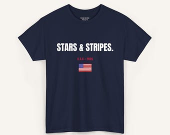 Stars & Stripes USA-tröja, patriotisk flagga-tröja, amerikansk fotbollsfantröja, amerikansk fotbollströja, matchdagströja från USA