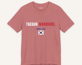Taeguk Warriors Korea-tröja, Sydkorea fotbollströja, Koreansk fotbollsfantröja, Koreansk flaggtröja, Matchdagssupportertröja