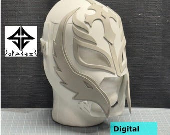 Digitala mallar för Rey Mysterio-skummasker