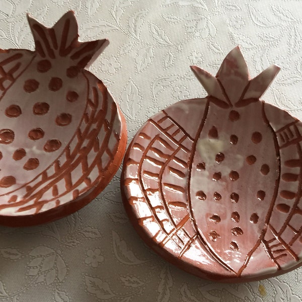 Terra Cotta Bowls Etsy