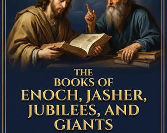 Books of Enoch Jasher Jubilees Giants Complete Collection Hardcover, Calendar Genealogies Commentary Scriptures