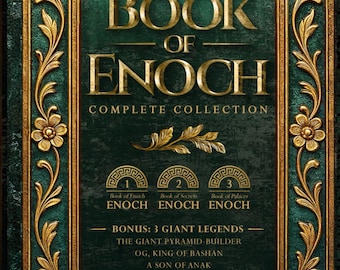 Complete Collection Books of Enoch 1, 2, 3 Annotated Hardcover Scripture