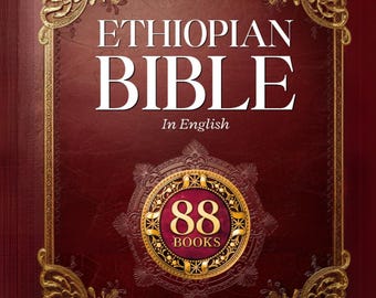 Complete 88-Book Ethiopian Bible in English, Includes Enoch, Apocrypha