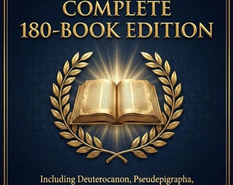Apocrypha Complete 180 Book Edition Hardcover, Deuterocanon Gnostic Gospels Enoch Jasher Jubilees Ethiopian Bible