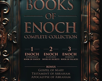Colección completa de los Libros de Enoc, tapa dura, ilustrada, antiguas escrituras, libro de estudio cristiano.