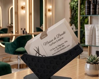 Moderner und eleganter Visitenkartenhalter