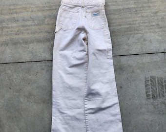 Jeans Levi's 785 Student Fit para mujer, talla 22x30, estilo acampanado, color blanco, estilo vintage de los años 70, fabricados en EE. UU.