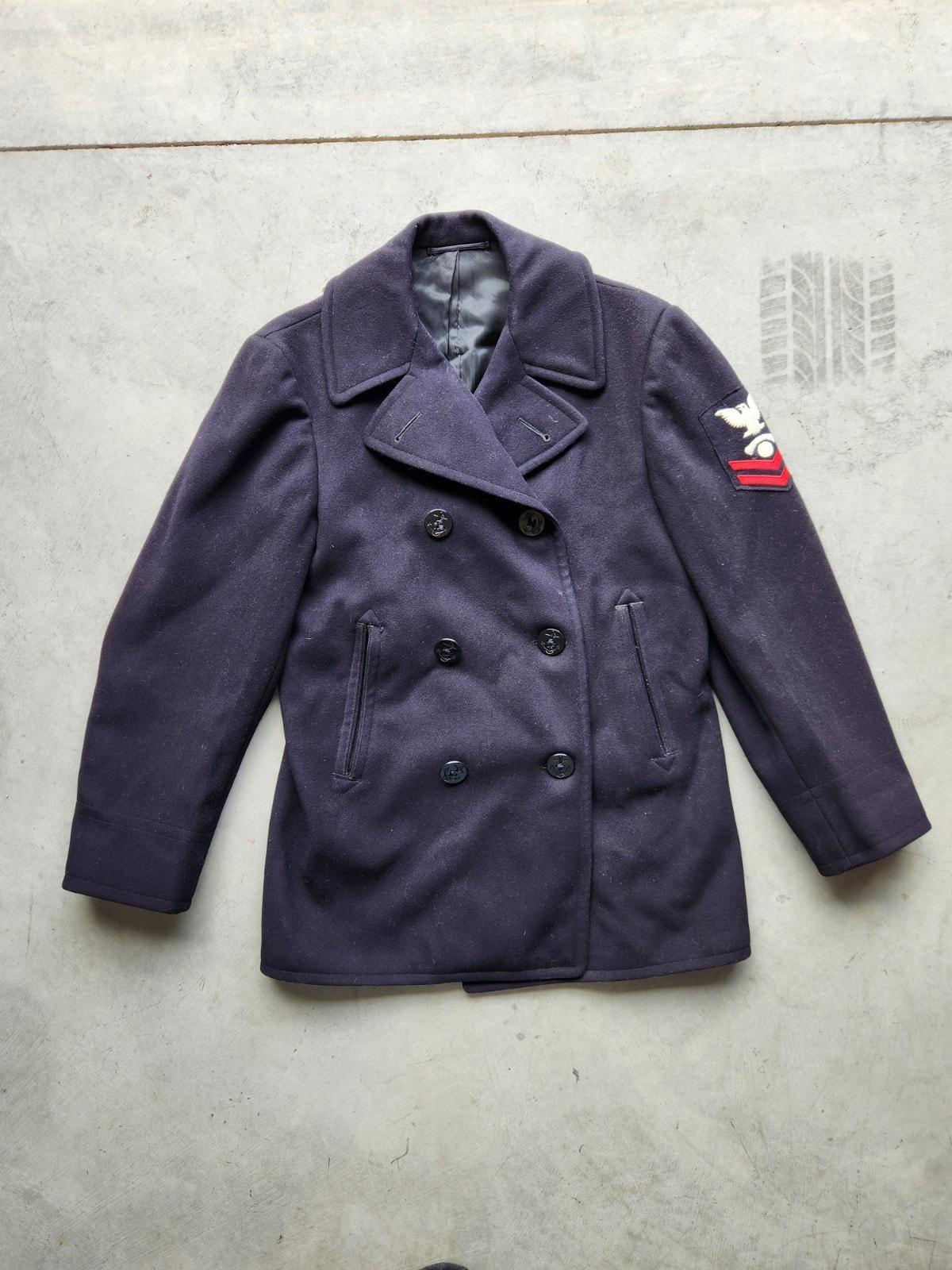 ジャケット・アウター Graphpaper 21AW Wool Kersey Pea Coat Graphpaper (グラフペーパー) Wool Kersey Pea Coat / ウールカルゼ