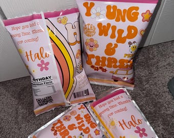 Komplett montierte kundenspezifische KinderGastgeschenke | Personalisierte Geburtstags-Bevorzugungstaschen | Jede Themenparty behandelt
