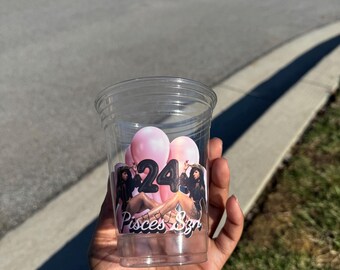 Benutzerdefinierte Partybecher | Personalisierte Geburtstag, Hochzeit Event Trinkgefäße