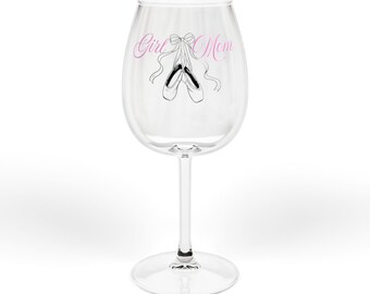12 Unzen Stielloses Weinglas | Mädchen Mama, Junge Mama, personalisiertes Geschenk
