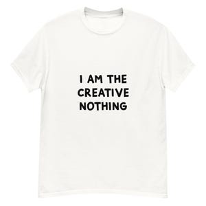 Koszulka z cytatem „I Am The Creative Nothing” Maxa Stirnera z filozofią