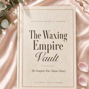 Esthetician Business Bundle | Waxing Studio Startup Kit | 9 Volume Guide + Pricing Calculator | Brazilian Wax Guide | Salon Forms | PDF