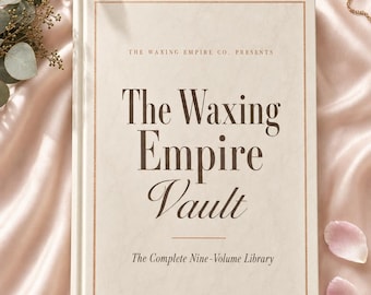 Esthetician Business Bundle | Waxing Studio Startup Kit | 9 Volume Guide + Pricing Calculator | Brazilian Wax Guide | Salon Forms | PDF