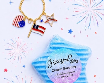 Handmade Surprise Charm Bath Bomb – Bramble Berry Scent, Kid-Friendly Fizz