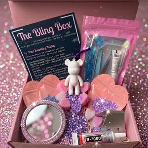 Kit de bricolage personnalisé l Art en strass personnalisé l Kit de création personnalisé l Tous les outils inclus l Boîte à outils organisée