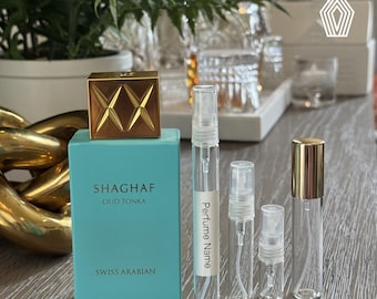 Swiss Arabian Shaghaf Oud Tonka Perfume Sample
