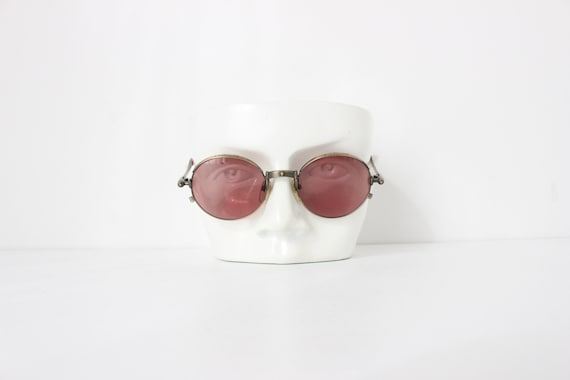90s Jean Paul GAULTIER サングラス ヴィンテージ 90s Jean Paul Gaultier Collectible Archival Brass Steam Punk Round