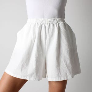 Cotton shorts elastic waist online