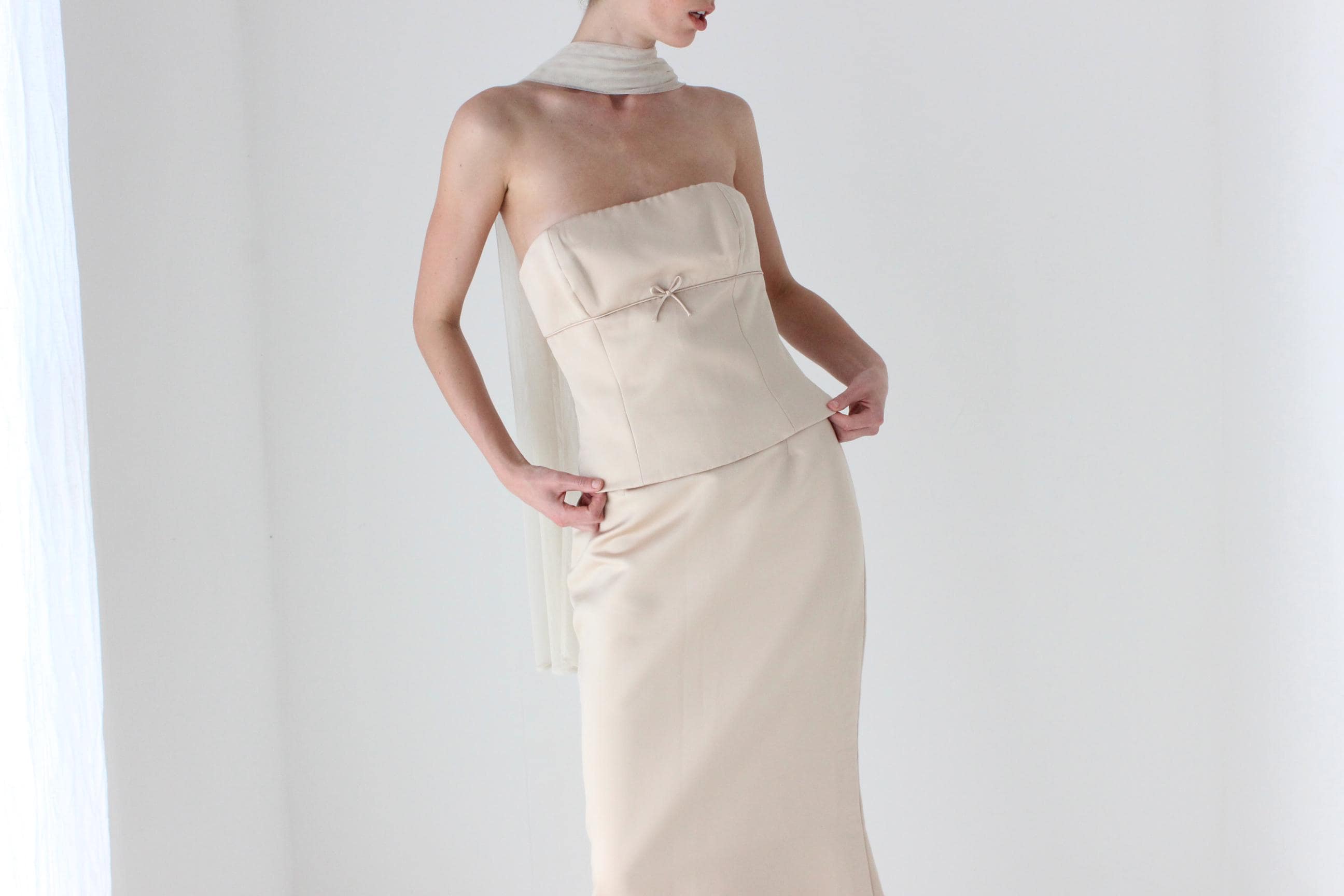 white christmas dresses Clarence Silk Dress main image 1
