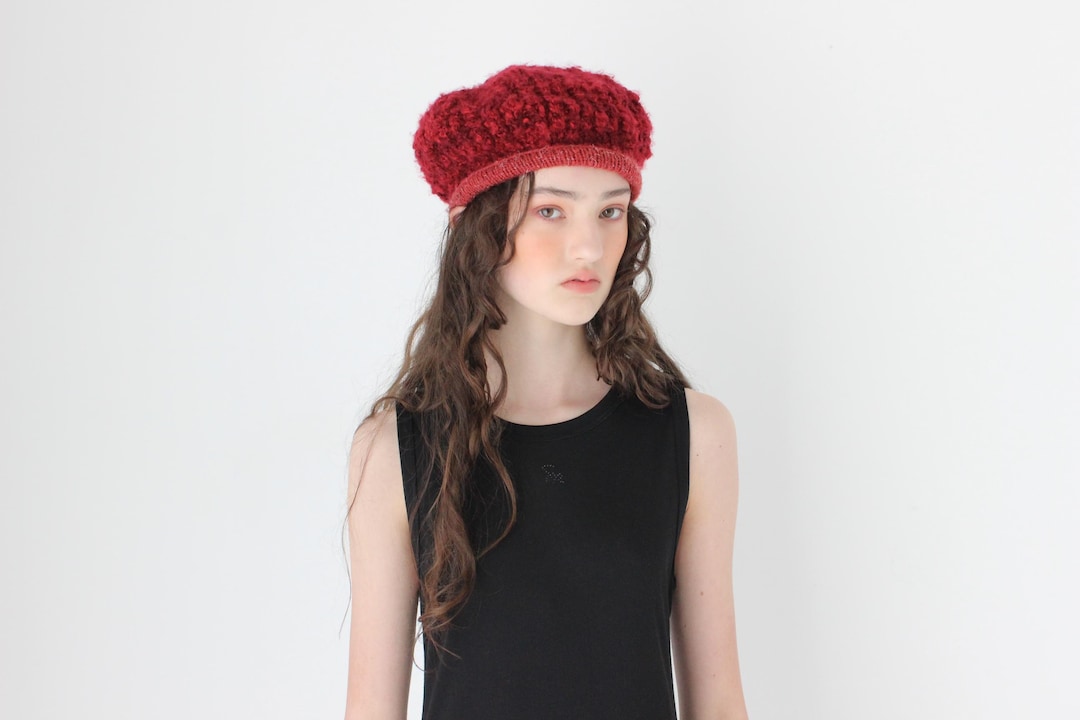 FRENCH COLLECTION 90s Hand Knit Slouchy Parisian Artist 