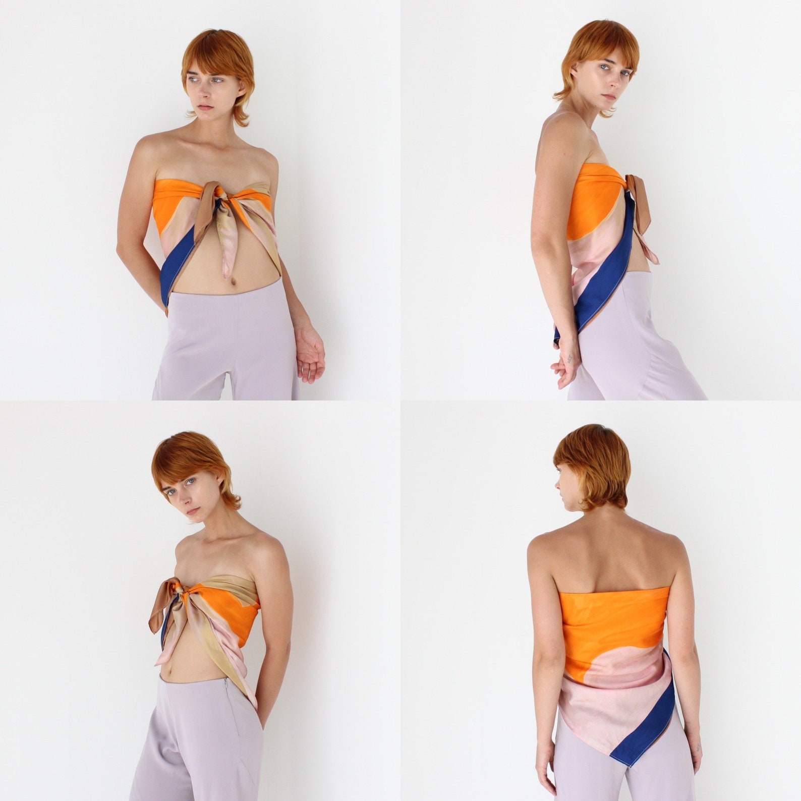 Art Garments Pure Silk Still Life Wearable Artwork Scarf the Etsy