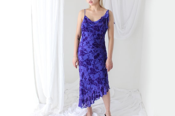 Y2K PURE SILK Velvet Burnout Spectacular Carrie Bradshaw