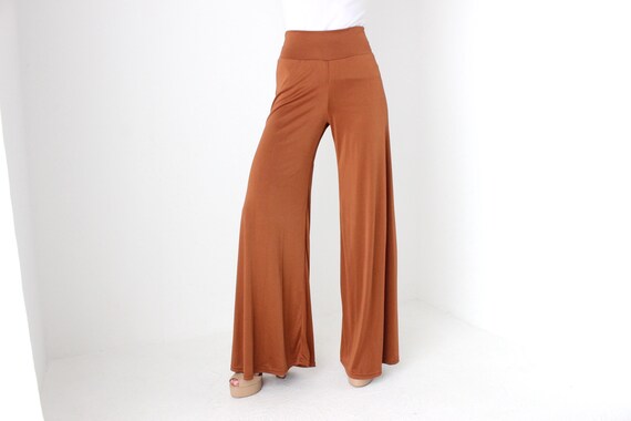brown slinky flares
