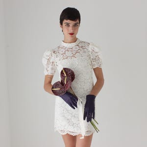marc jacobs lace mini dress Marc by Marc Jacobs Dita Lace Mini Dress M Marc by Marc Jacobs