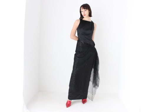 chinese dress ladies Mericia Draped Ruched Maxi Dress in Black